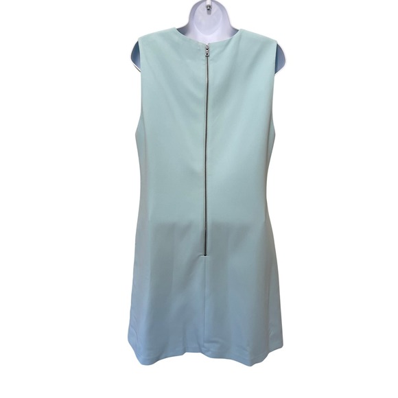 Alice + Olivia Powder Blue Shift Dress Sleeveless Zip Back Size‎ 10 NWT - Picture 2 of 8